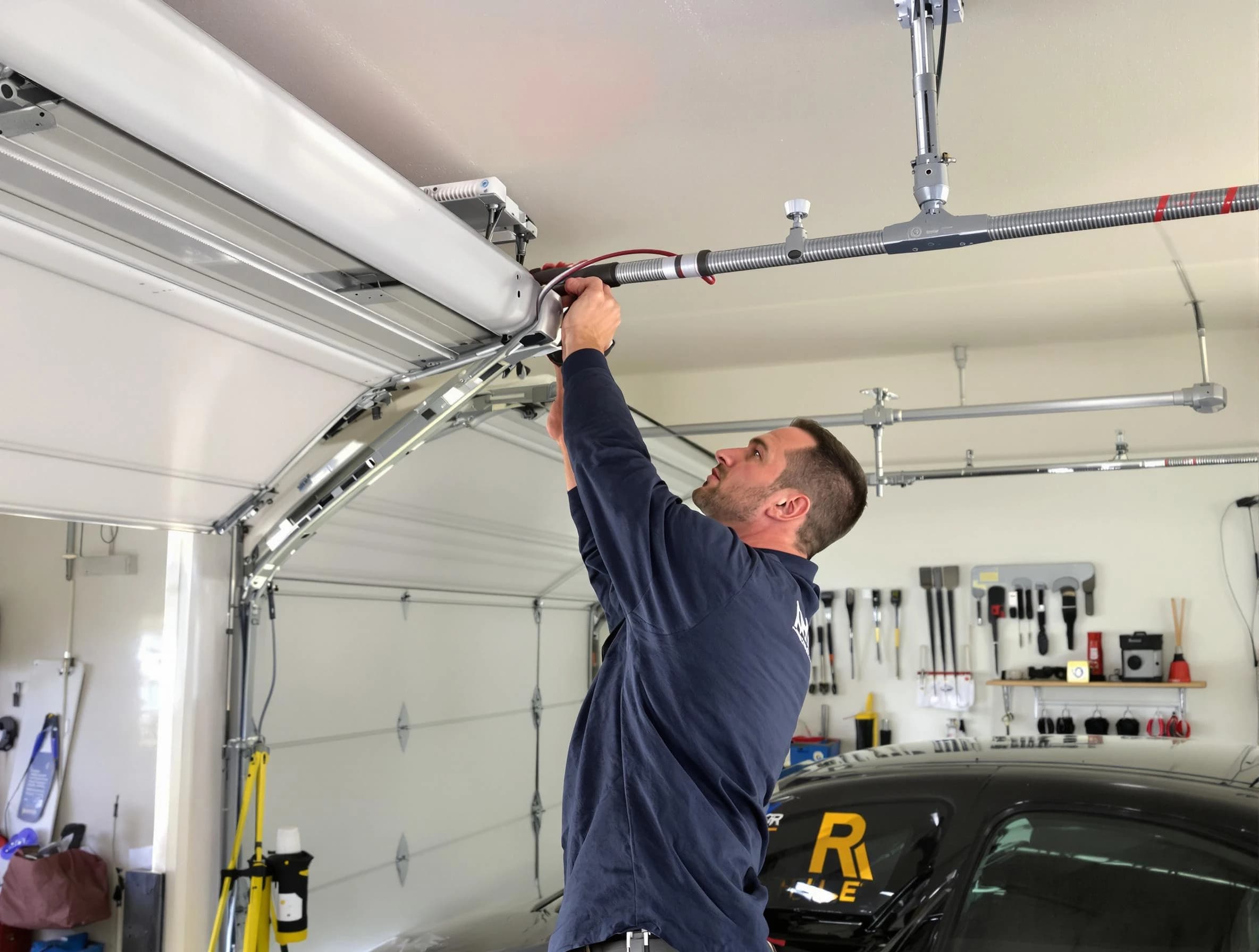 Chelsea Garage Door Repair technician performing garage door cable repair in Chelsea