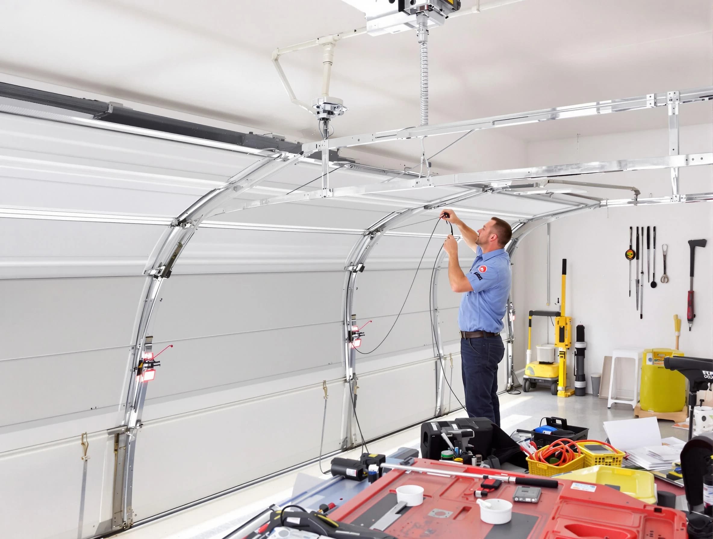 Garage door cable repair service by Chelsea Garage Door Repair in Chelsea
