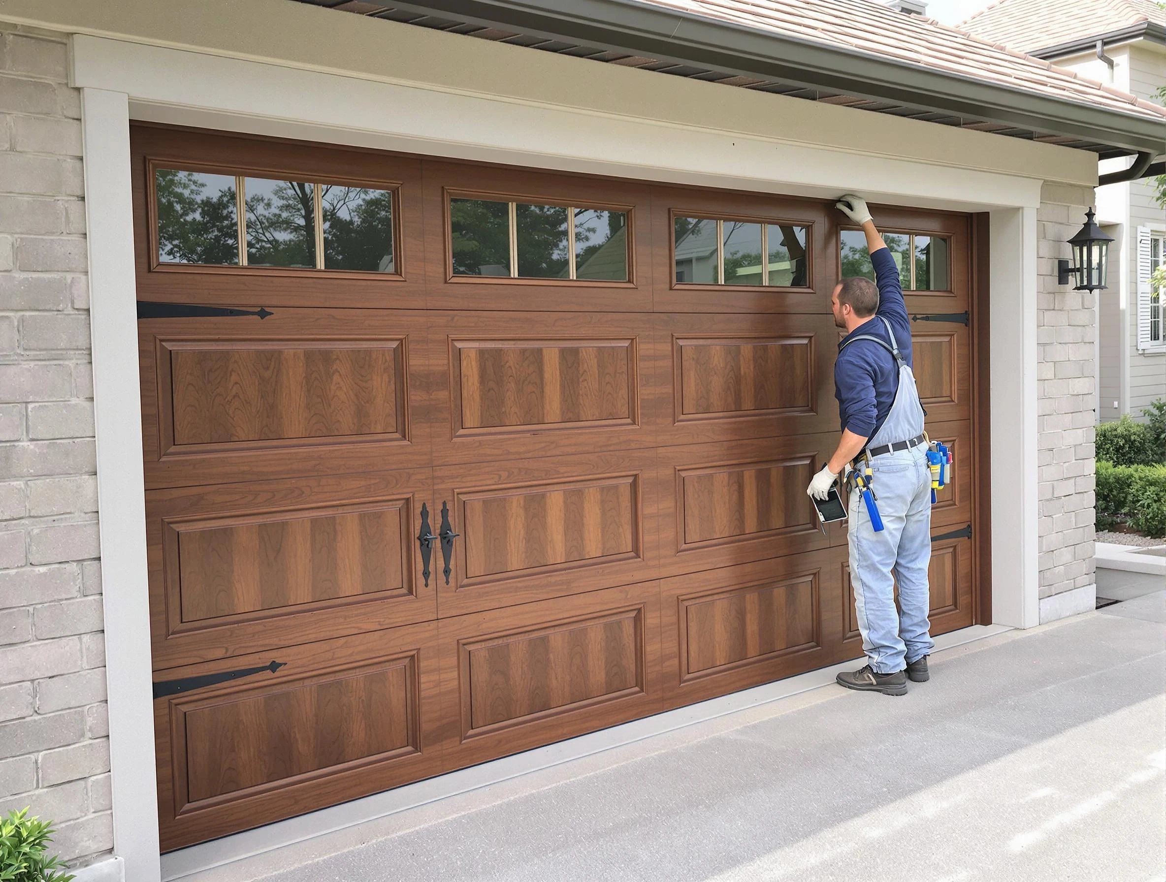 Custom garage door showcase by Chelsea Garage Door Repair in Chelsea