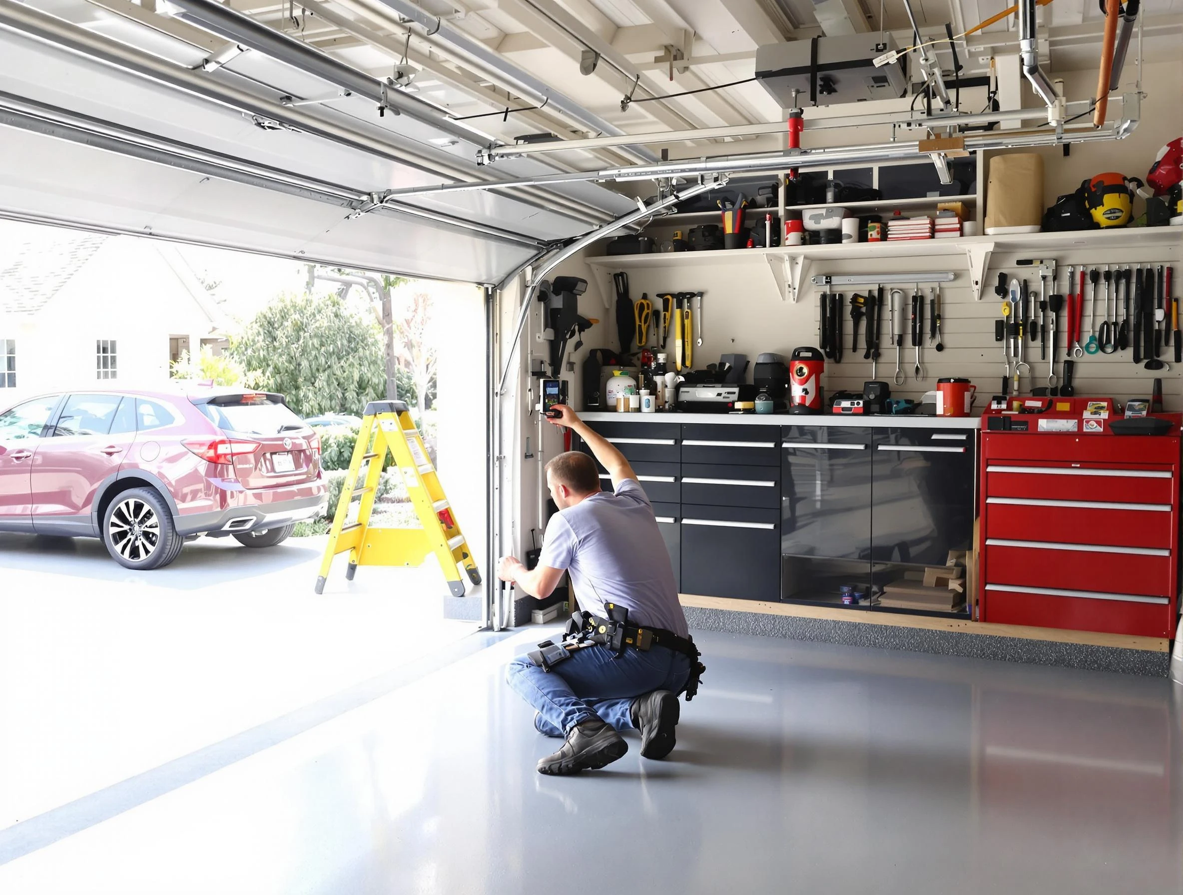 Local garage door repair service by Chelsea Garage Door Repair in Chelsea