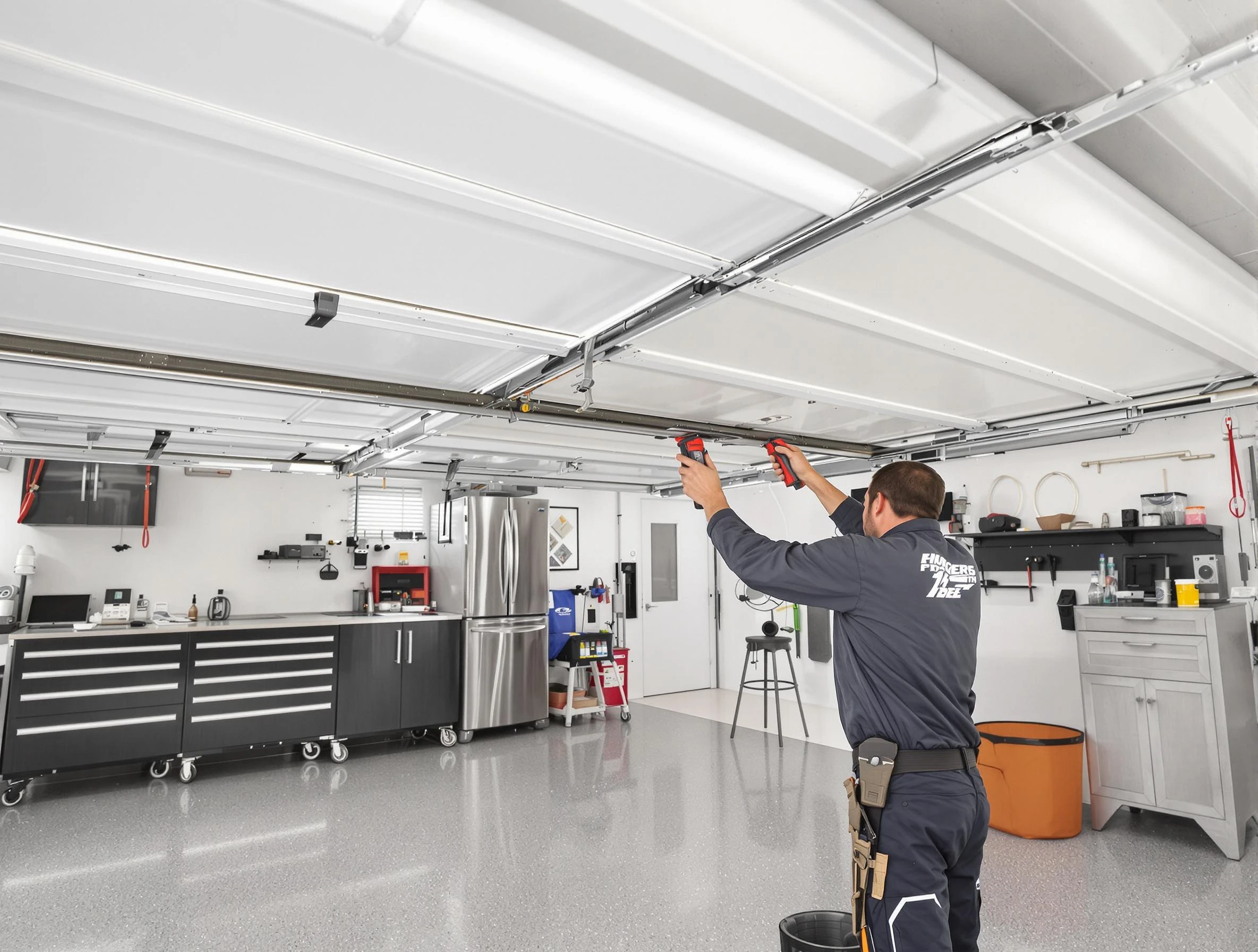 Overhead garage door repair service by Chelsea Garage Door Repair in Chelsea